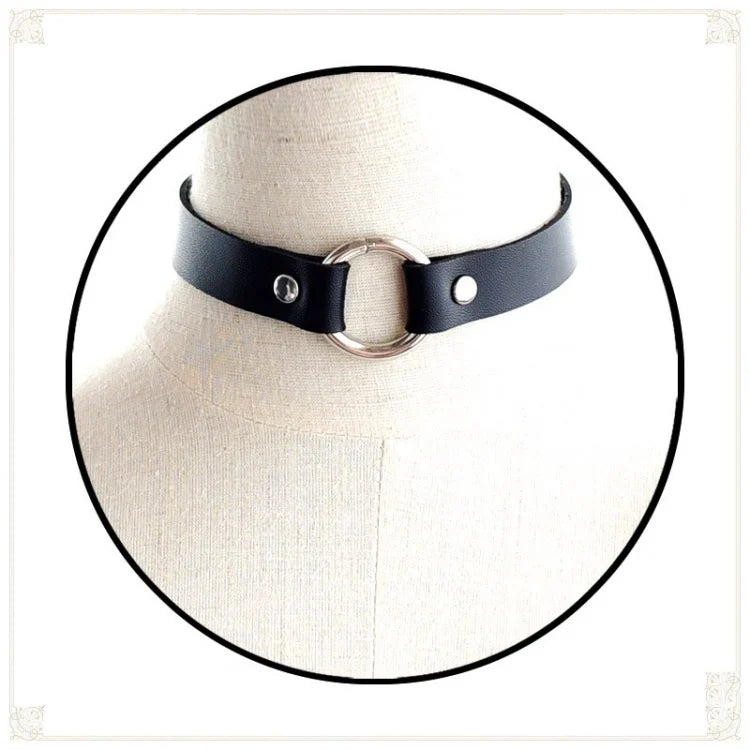 Gothic Metal Loop Choker